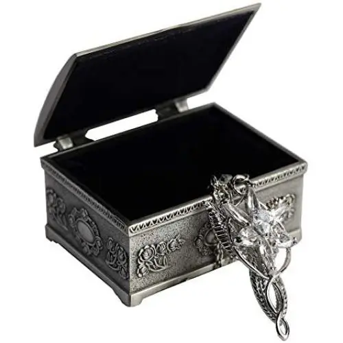 FARBLAZING Silver Plated Arwens Evenstar Crystal Pendant Pendant Necklace with Jewelry Box Women,Girls… FARBLAZING Silver Plated Arwens Evenstar Crystal Pendant Pendant Necklace with Jewelry Box Women,Girls…