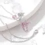 Little Mermaid Pendant Necklace for Women Teen Girls, Fairytale Mermaid Girls Jewelry Gifts