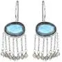 YoTreasure Labradorite 925 Sterling Silver Fixed Wire Chandelier Earrings YoTreasure Labradorite 925 Sterling Silver Fixed Wire Chandelier Earrings