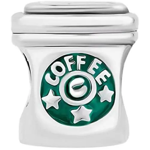 Cory Keyes Classic Coffee Cup Charm Beads for Bracelets Cory Keyes Classic Coffee Cup Charm Beads for Bracelets
