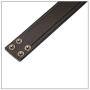 Heavstjer Punk Alloy Buckle Bracelet Wide Leather Wristband Cuff Bracelet