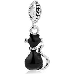 CharmSStory Lucky Dog Paw Charm Animal Style Beads for Bracelet