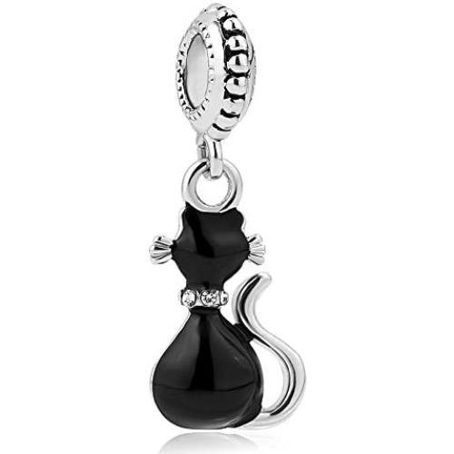 CharmSStory Lucky Dog Paw Charm Animal Style Beads for Bracelet