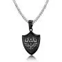 VNOX Legend of Zelda Breath of The Wild Stainless Steel Shield Pendant Necklace for Men Boy,24'' VNOX Legend of Zelda Breath of The Wild Stainless Steel Shield Pendant Necklace for Men Boy,24''