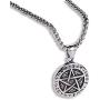 ULATREE Viking Jewelry Men Thor Hammer Pendant Necklace Viking Gifts for Men Stainless Steel Necklace for Men