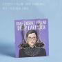 RBG Dissent Collar Necklace Set Ginsburg Dissent Earrings Ruth Bader Ginsburg Dangle Drop Earrings I Dissent Jewelry Set