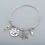 SEIRAA The Beach is My Happy Place Bracelet Expandable Stainless Steel Bangle Beach Jewelry for Beach Lover SEIRAA The Beach is My Happy Place Bracelet Expandable Stainless Steel Bangle Beach Jewelry for Beach Lover