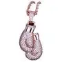 KMASAL Punk Iced Out Boxing Gloves Chain Pendant Necklace Hip Hop Jewelry 18K Gold Plated Cubic-Zirconia Necklace for Men Women