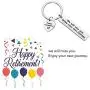 BAUNA Retirement Gifts Happy Retirement Keychain Enjoy Your New Journey Good Bye Gifts for Coworkers,Teacher,Nurse BAUNA Retirement Gifts Happy Retirement Keychain Enjoy Your New Journey Good Bye Gifts for Coworkers,Teacher,Nurse