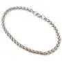 Stainless Steel 2 Tone Silver Gold Color Wheat Chain Link Bracelet 4mm 6mm 7 8 9 inches Stainless Steel 2 Tone Silver Gold Color Wheat Chain Link Bracelet 4mm 6mm 7 8 9 inches