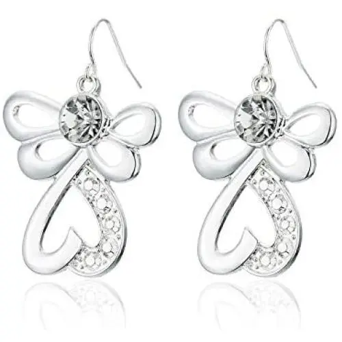 2020 Fashion Silver Angel Wing Earrings for Women Girls, Angel Earrings Inlaid Cubic Zirconia Rhinestone, Christmas Dangle-earrings, Celebration Decoration Earrings, Gift for Christmas, Christmas Eve 2020 Fashion Silver Angel Wing Earrings for Women Girls, Angel Earrings Inlaid Cubic Zirconia Rhinestone, Christmas Dangle-earrings, Celebration Decoration Earrings, Gift for Christmas, Christmas Eve
