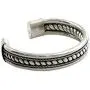 NOVICA .925 Sterling Silver Twist Motif Cuff Bracelet, 6.0'', Strength of Celuk NOVICA .925 Sterling Silver Twist Motif Cuff Bracelet, 6.0'', Strength of Celuk