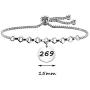 KUIYAI Vegetarian Jewelry 269 Pendant Bracelet Vegan Bracelet Herbivore Veg Symbol Bangle for Women