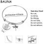 BAUNA Inspirational Dragonfly Expandable Bangle Bracelet I Will Not Be Discouraged by How Far I Must Go Motivational Jewelry Gift