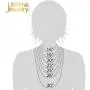 LIFETIME JEWELRY 6mm Rope Chain Necklace for Men and Women 24k Real Gold Plated