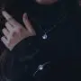 WingBling Lucky Glow in The Dark White full Moon Silver Necklace for Women Dainty Handmade in Korea | Chain Pendant Style | Jewelry Gift Friendship Luminous Radiant Crescent Phase Unique WingBling Lucky Glow in The Dark White full Moon Silver Necklace for Women Dainty Handmade in Korea | Chain Pendant Style | Jewelry Gift Friendship Luminous Radiant Crescent Phase Unique