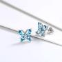 Aurora Tears Butterfly Jewelry Women 925 Sterling Silver Butterflies Necklace/Earrings/Rings Wedding Gift