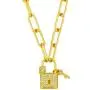 Al&Tiffy Love Heart Necklace for Woman and Girl 18k Gold Plated Dainty CZ Layered Chain Necklace,Gold Heart and Lock Pendent Necklace Jewelry Al&Tiffy Love Heart Necklace for Woman and Girl 18k Gold Plated Dainty CZ Layered Chain Necklace,Gold Heart and Lock Pendent Necklace Jewelry