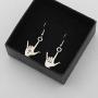 FUSTMW ASL Necklace I Love You Hand Sign Language Charm Pendant Necklace Sign Language Jewelry Interpreter Gift ASL Jewelry Gift for Deaf