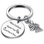 Cardinal Memorial Stainless Steel Jewelry Loved One Remembrance Keychain In Memory Gift