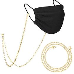 PAVOI 14K Gold Plated Mask Necklace | Strap Lanyard | Face Mask Chains for Women