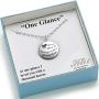 BB Becker One Glance Sterling Silver Necklace - Gift for Girlfriend/Wife, I Love You Heart Jewelry for Her, Romantic, Anniversary, Relationship, Birthday Gifts
