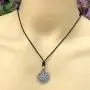 Germanic Magic Jewelry Talisman of the Sun and 7 Planets brings health wealth happiness love to the wearer Pewter Mens Pendant Necklace Good luck Charm Protection Amulet for men Black Adjustable Cord