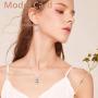 Sterling Silver Hoop Earrings for Women with Swarovski Crystals Tassel, Removable Dangle Earring Jewelry Gift