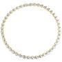 N+NITROLUBE Magnetic Therapy Necklace for Women Stainless Steel Necklace Chain Magnetic Jewelry Relieve Shoulder and Neck Pain (Silver-Gold)