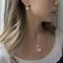 A+O Mother of The Bride or Groom Gift, Cushion Cut Wedding Jewelry Set in Silver, Gold, Rose Gold A+O Mother of The Bride or Groom Gift, Cushion Cut Wedding Jewelry Set in Silver, Gold, Rose Gold