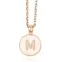 PAVOI 14K Rose Gold Plated Letter Necklace for Women | Gold Initial Necklace for Girls PAVOI 14K Rose Gold Plated Letter Necklace for Women | Gold Initial Necklace for Girls