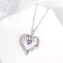 Birthday Gifts for Mom Sterling Silver I Love You Mom Necklace March April Birthstone Aquamarine Simulated Diamond Garnet Amethyst Necklace Birthday Gifts for Mom Sterling Silver I Love You Mom Necklace March April Birthstone Aquamarine Simulated Diamond Garnet Amethyst Necklace