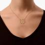 MyNameNecklace Fancy Personalized Monogram Necklace - Custom Made Pendant Any Initial-Jewelry for Her
