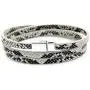 HUNO Multilayer Leopard Textured Cuff Bracelets Magnetic Buckle Snakeskin PU Leather Wrap Cuff Bangle for Women Girls HUNO Multilayer Leopard Textured Cuff Bracelets Magnetic Buckle Snakeskin PU Leather Wrap Cuff Bangle for Women Girls