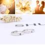 Couples Necklace Set Sun and Moon Engraved Simple Fashion Unique Magnet Attraction Design Romantic Love Stone Necklace Set for Him and Her Boyfriend Girlfriend Teens Women Men 2 pcs