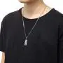 Nsitbbuery Hip Hop Stainless Steel Dollar Bill Tag Pendant Necklace Nsitbbuery Hip Hop Stainless Steel Dollar Bill Tag Pendant Necklace