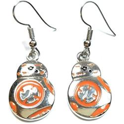Teris Boutique Star Wars Force Awakens BB-8 Lovers Fashion Jewelry Dangle Earrings