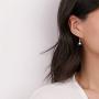 Gold Star Hoop Earrings for Women, Silver Star Earrings Dangle Mini Huggie Hoop Earrings, Dainty Aesthetic Jewelry for Teen Girl