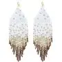 PLTGOOD Boho Tassel Dangle Earrings for Women Girls - Handmade Miyuki Delica Seed Beads Earrings Long Statement Earrings Jewelry PLTGOOD Boho Tassel Dangle Earrings for Women Girls - Handmade Miyuki Delica Seed Beads Earrings Long Statement Earrings Jewelry