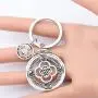 BAUNA Outlander Keychain Sassenach Inspired Gift for Women Man Outlander Fans Gifts Scotland Thistle Jewelry BAUNA Outlander Keychain Sassenach Inspired Gift for Women Man Outlander Fans Gifts Scotland Thistle Jewelry