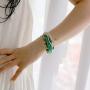 Fashion Statement Animal Bangle Cuff Bracelelt For Women, Gold Plating Chunky Bracelet Crocodile Bangle Party Jewelry