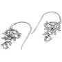 NOVICA .925 Sterling Silver Drop Earrings Floral Vines NOVICA .925 Sterling Silver Drop Earrings Floral Vines