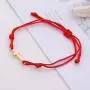 LIKGREAT Christian Cross Charm Handmade Braided Wax Cords Bracelet for Women