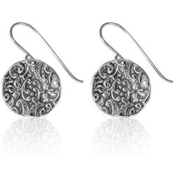 SHABLOOL Earring Sterling Silver 925 With Gemstone Summer Evening Earrings Mothers Day Teen Gift An Essential Gift For Her Beautiful Fine Detailing Woman Handmade Jewelry Birthday