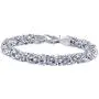 Charmsy Sterling Silver Jewelry Byzantine Bracelet for Women Charmsy Sterling Silver Jewelry Byzantine Bracelet for Women