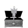 Women Girls 925 Silver Plated Arwens Evenstar Crystal Pendant Necklace Comfortable and with Jewelry Box