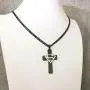 NC GNAYY99 Mens Boys Jewelry Birthday Gifts Large 2.5 INCH Tall Black Cross with Silver Stainless Steel Superhero Superman Pendant Necklace/Curb Chain 5mm 24 inch NC GNAYY99 Mens Boys Jewelry Birthday Gifts Large 2.5 INCH Tall Black Cross with Silver Stainless Steel Superhero Superman Pendant Necklace/Curb Chain 5mm 24 inch