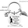 ENSIANTH in A World Full of Princesses Be A Moana Keychain Princesses Keychain Funny Moana Gift