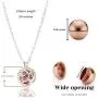 Urn Necklaces for Ashes Pendant and Chain in Hypoallergenic 925 Sterling Silver and Cubic Zirconia Memorial