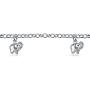 Minimalist Good Luck Multi Charm Dangling Elephant Bracelet For Women For Teen 925 Sterling Silver